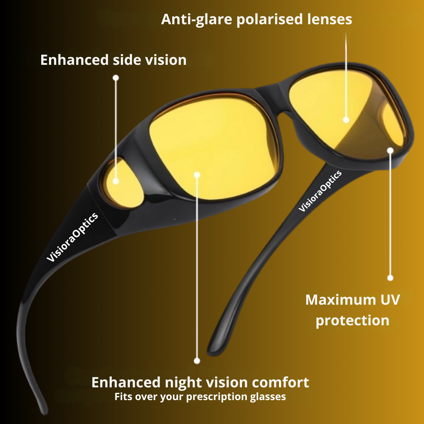 VisioraOptics™ - Anti-Headlight Glare Glasses