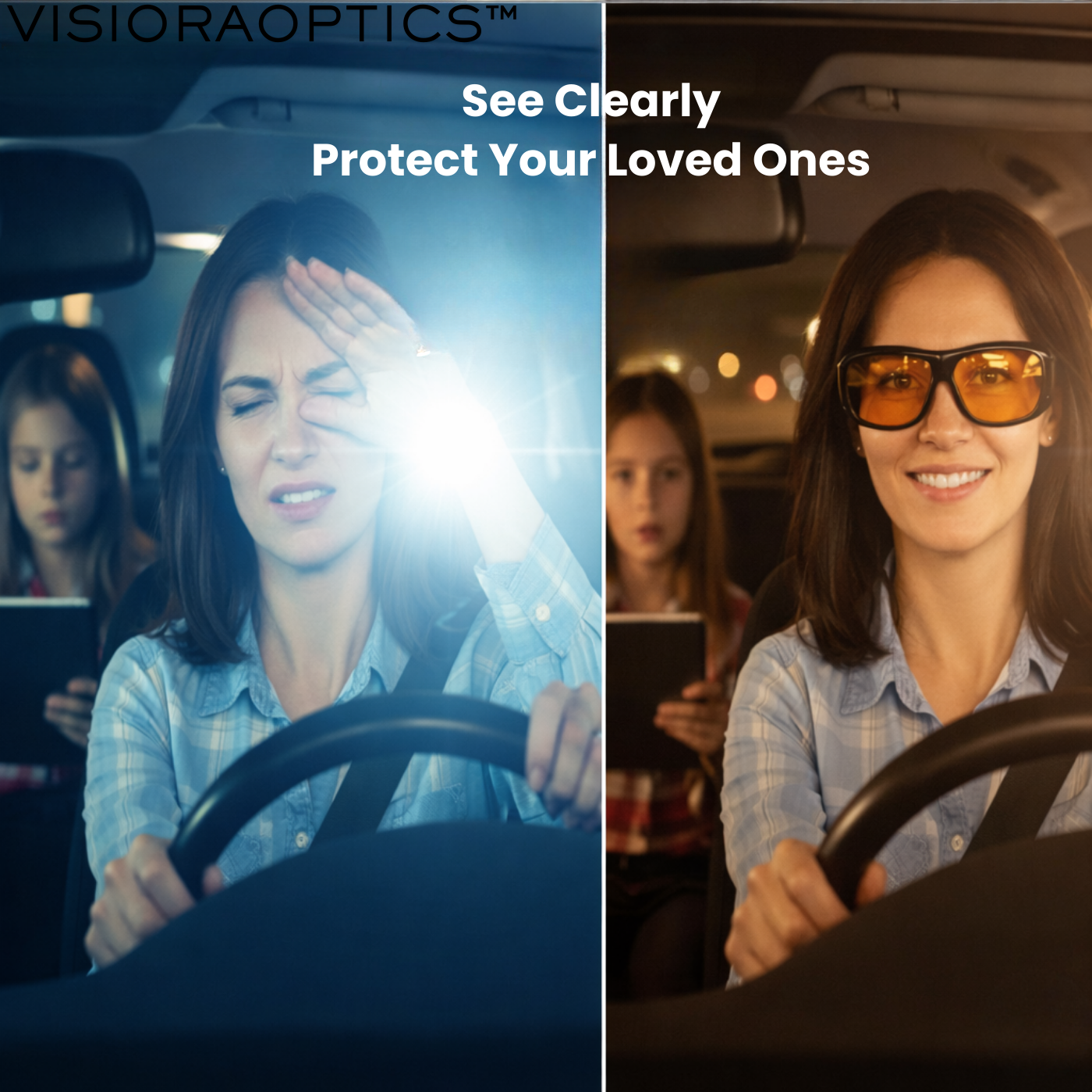 VisioraOptics™ - Anti-Headlight Glare Glasses